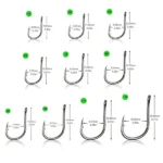 Elevate Your Fishing Game: 100 Premium Carbon Steel Hooks - Image 5