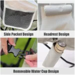 Ultimate Comfort Folding Camping Chair with Headrest - WEST TUNE - Image 4
