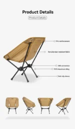 Lightweight Camping Chair for Ultimate Outdoor Comfort - Image 2