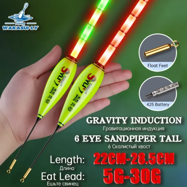 Luminous Night Fishing Float with Gravity Sensing Magic